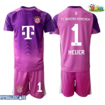Bayern Munich Manuel Neuer #1 Keeper Tredjedraktsett Barn 2025-26 Kortermet (+ Korte bukser)